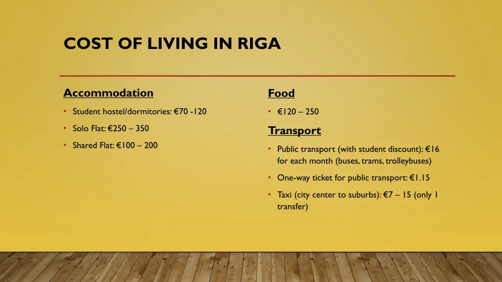 cost of living in riga