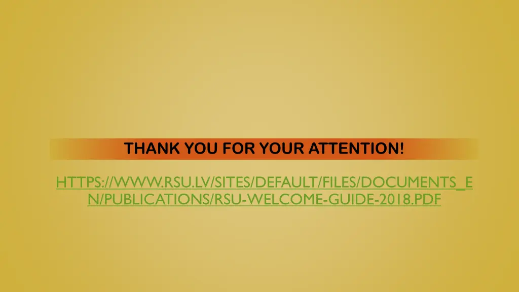 thank you for your attention