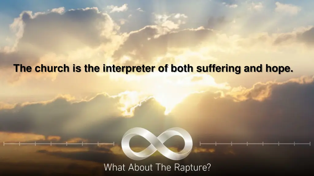 the church is the interpreter of both suffering
