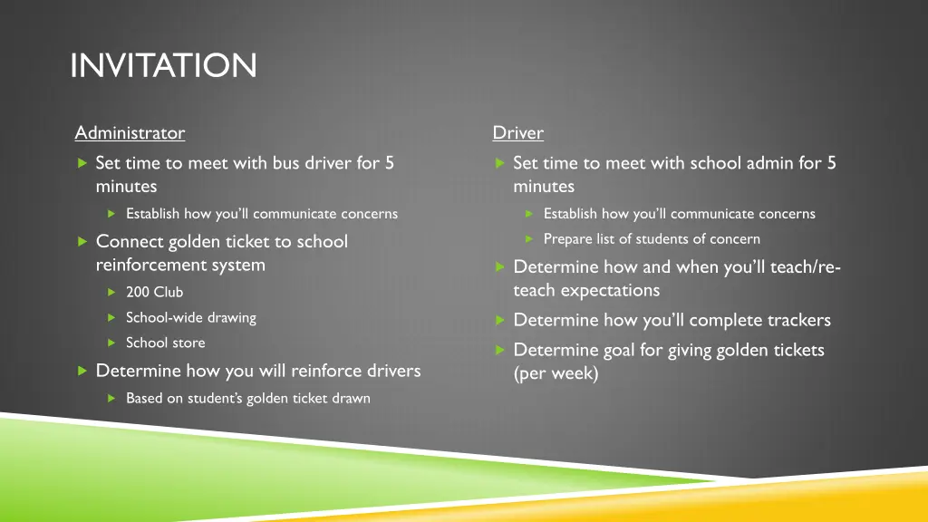 invitation