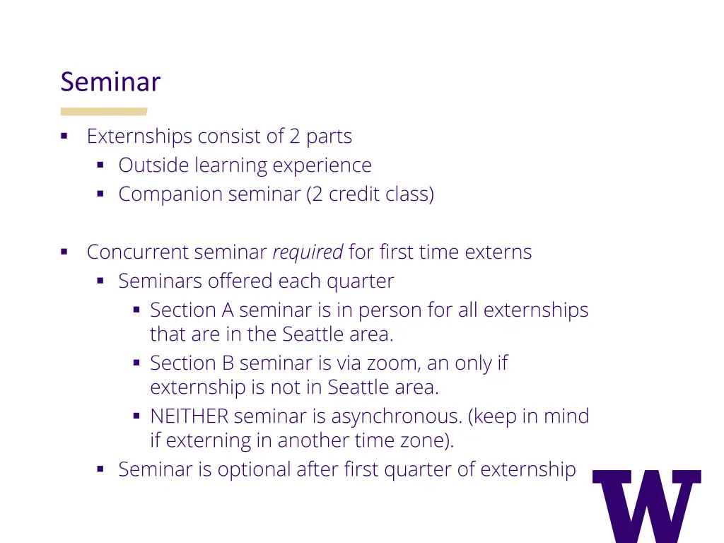 seminar