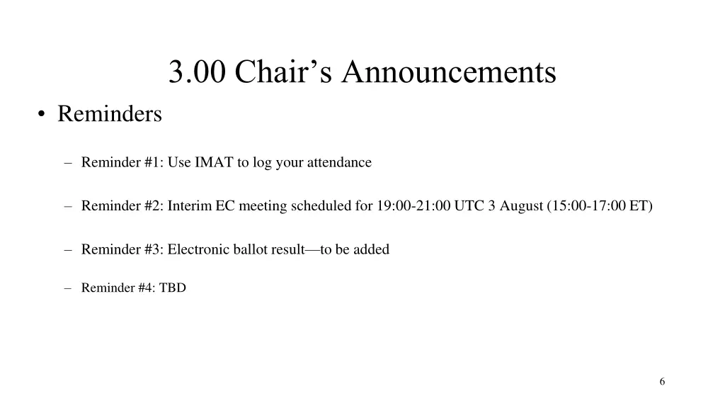 3 00 chair s announcements 1