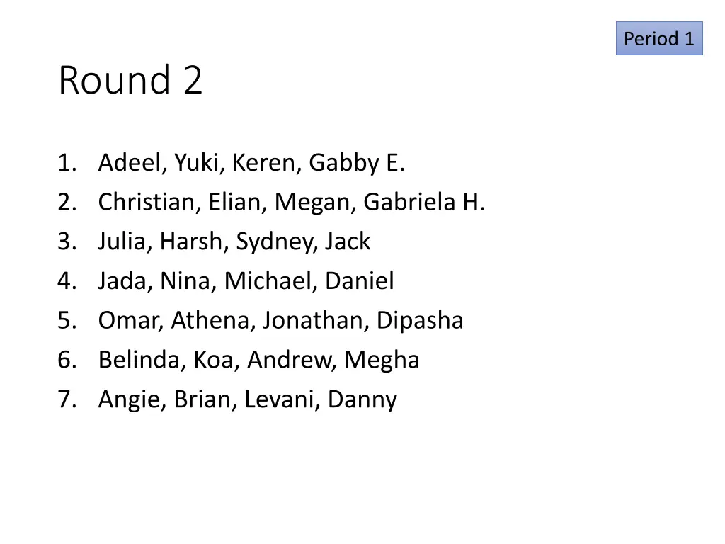 period 1