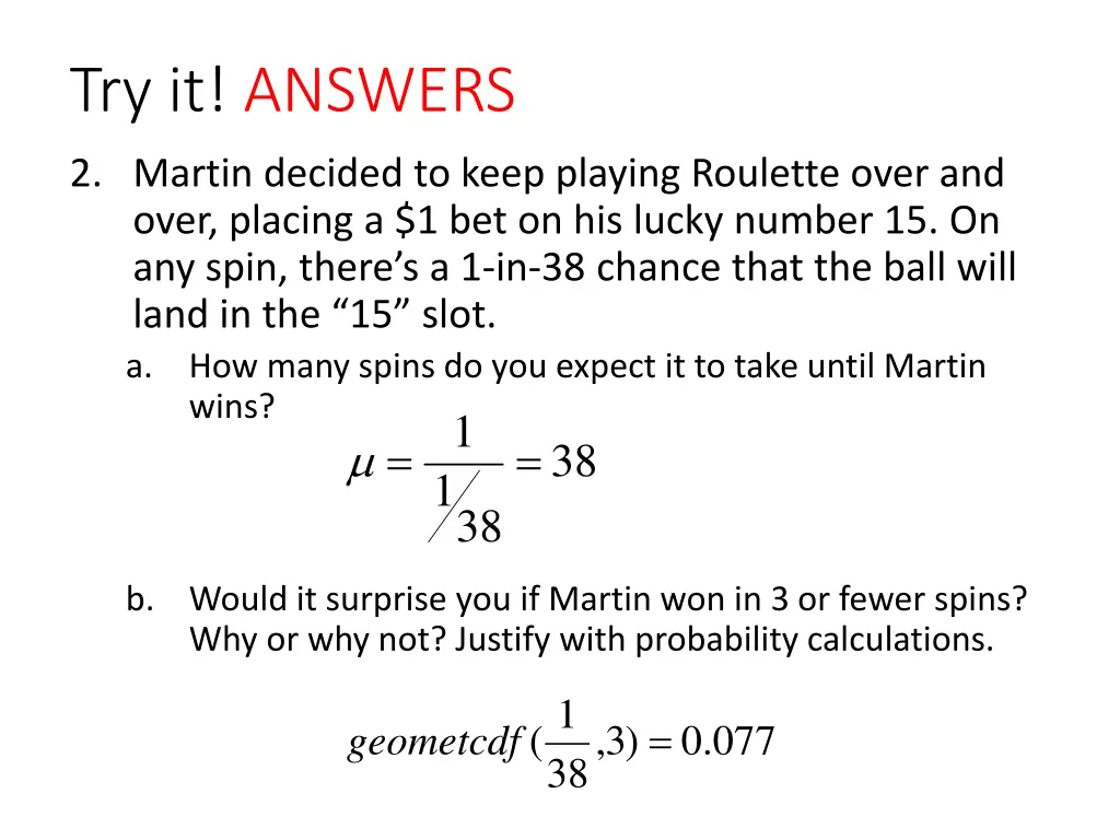 try it answers 1