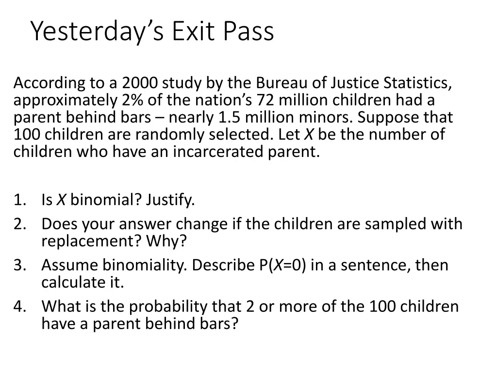 yesterday s exit pass