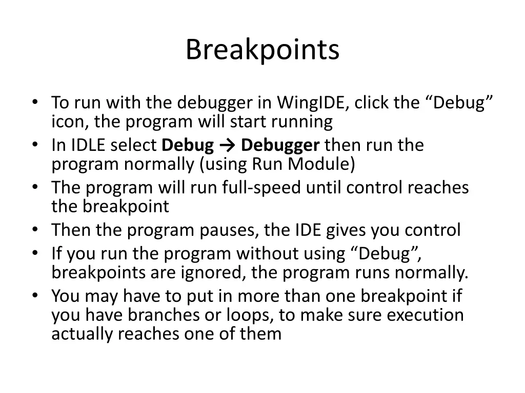 breakpoints 1