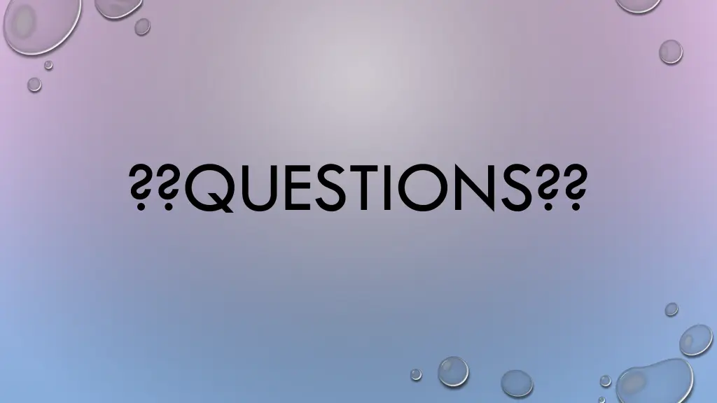 questions