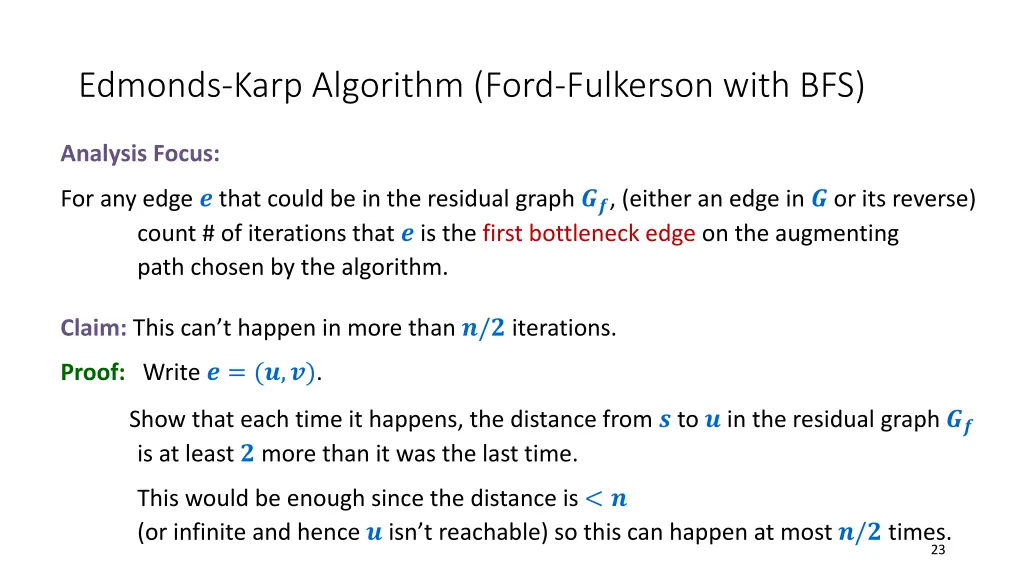 edmonds karp algorithm ford fulkerson with bfs 1