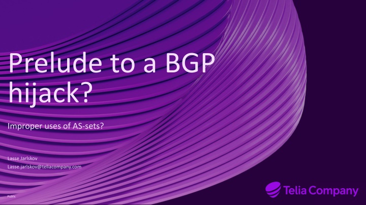prelude to a bgp hijack