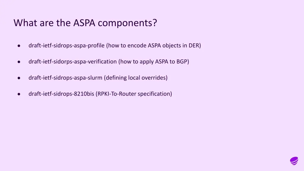 what are the aspa components