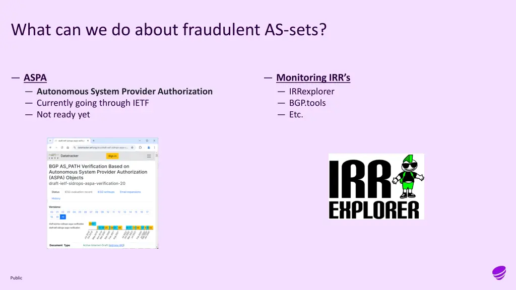 what can we do about fraudulent as sets