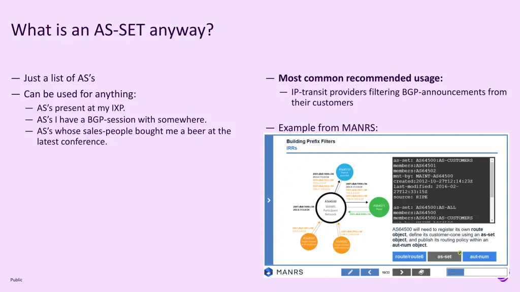 what is an as set anyway