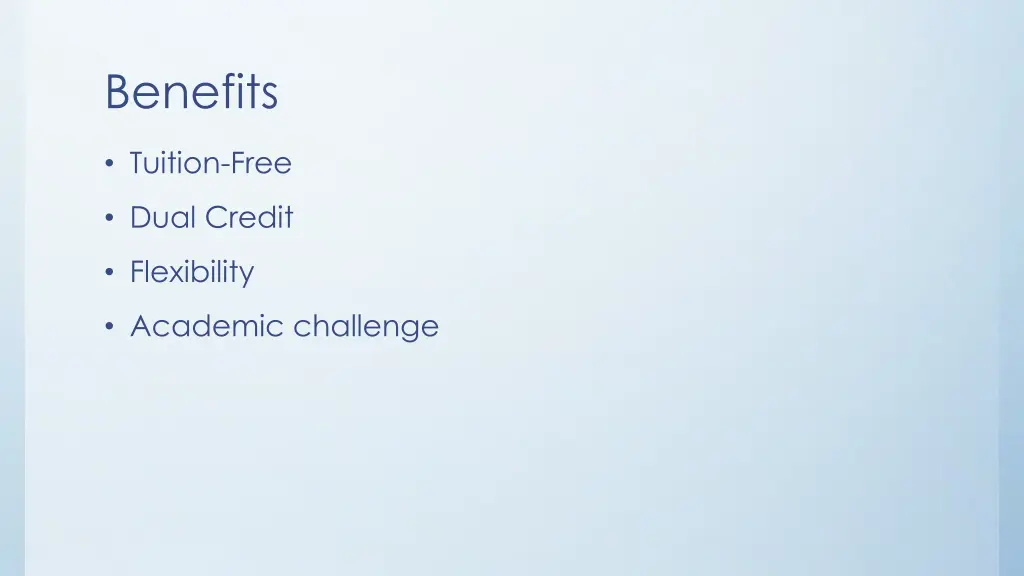 benefits
