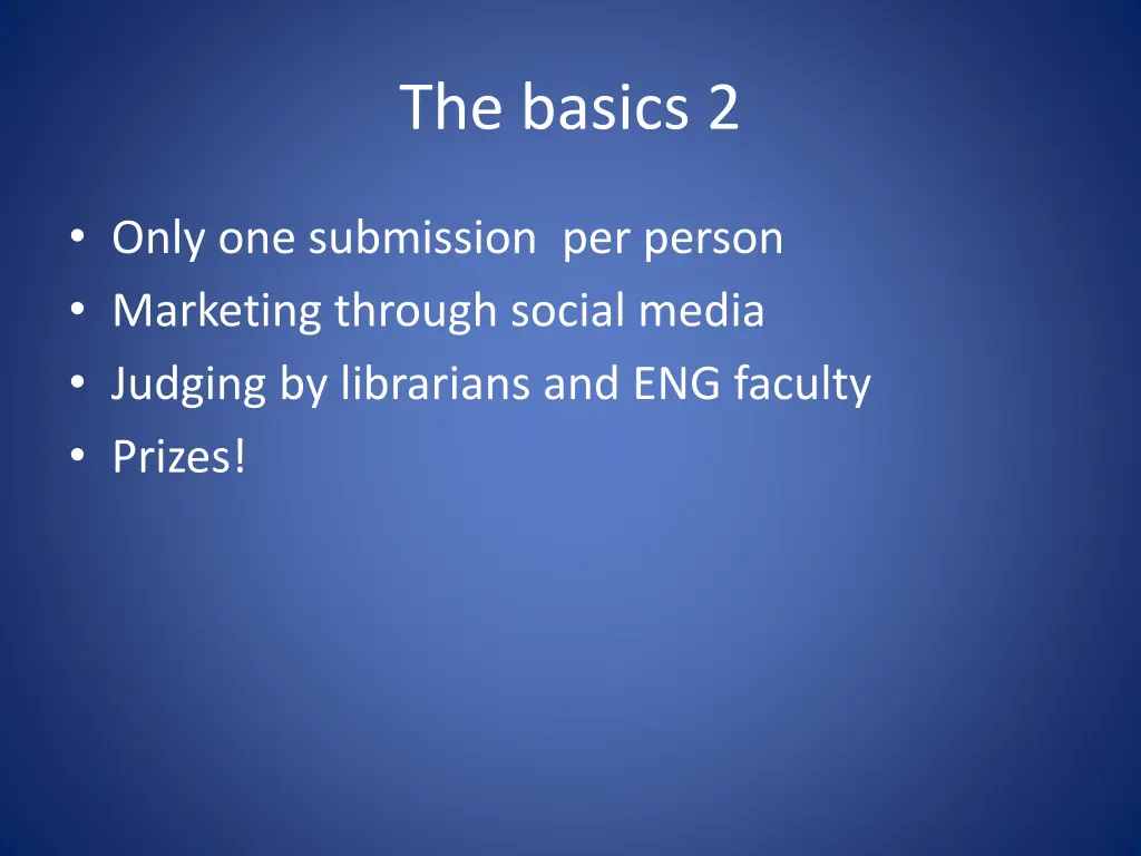 the basics 2