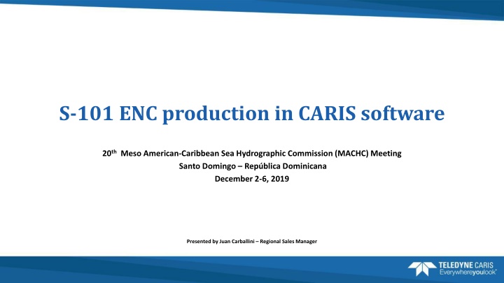s 101 enc production in caris software