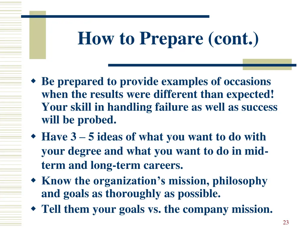 how to prepare cont