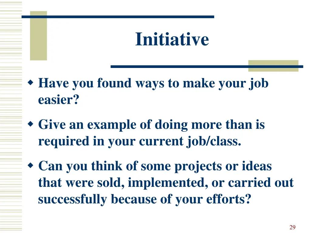 initiative