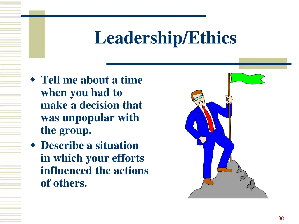 leadership ethics
