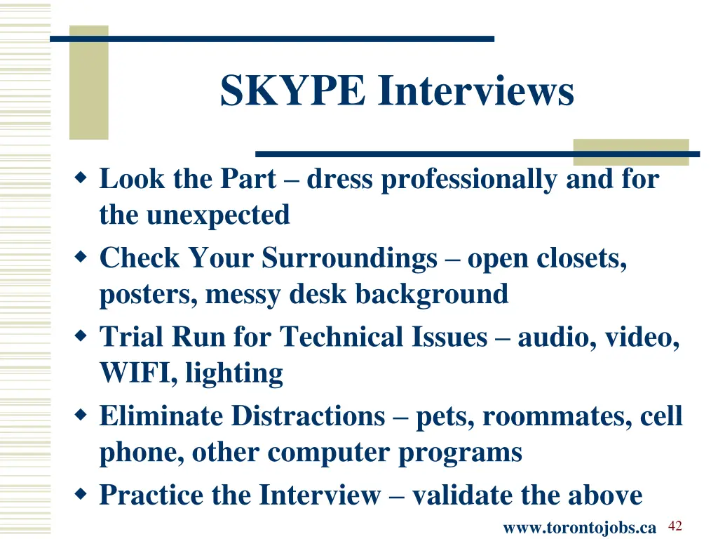 skype interviews