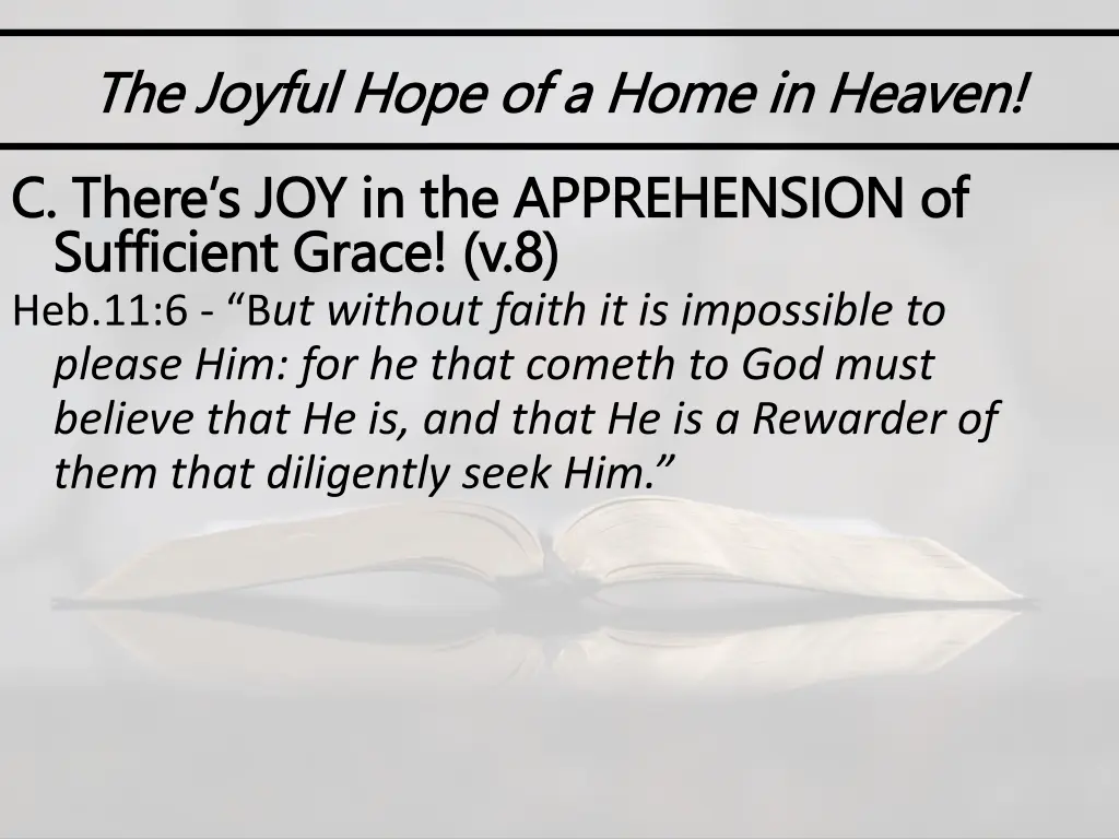 the joyful hope of a home in heaven the joyful 4
