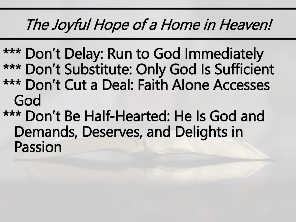 the joyful hope of a home in heaven the joyful 6