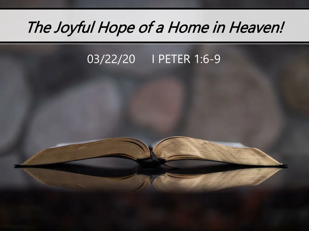the joyful hope of a home in heaven the joyful 7