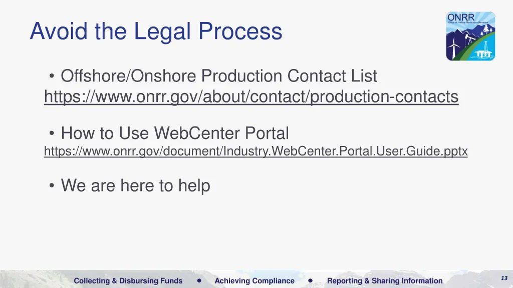 avoid the legal process