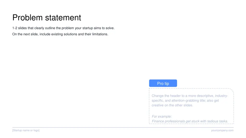 problem statement