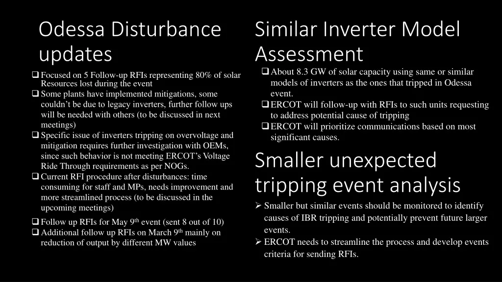 odessa disturbance updates focused on 5 follow