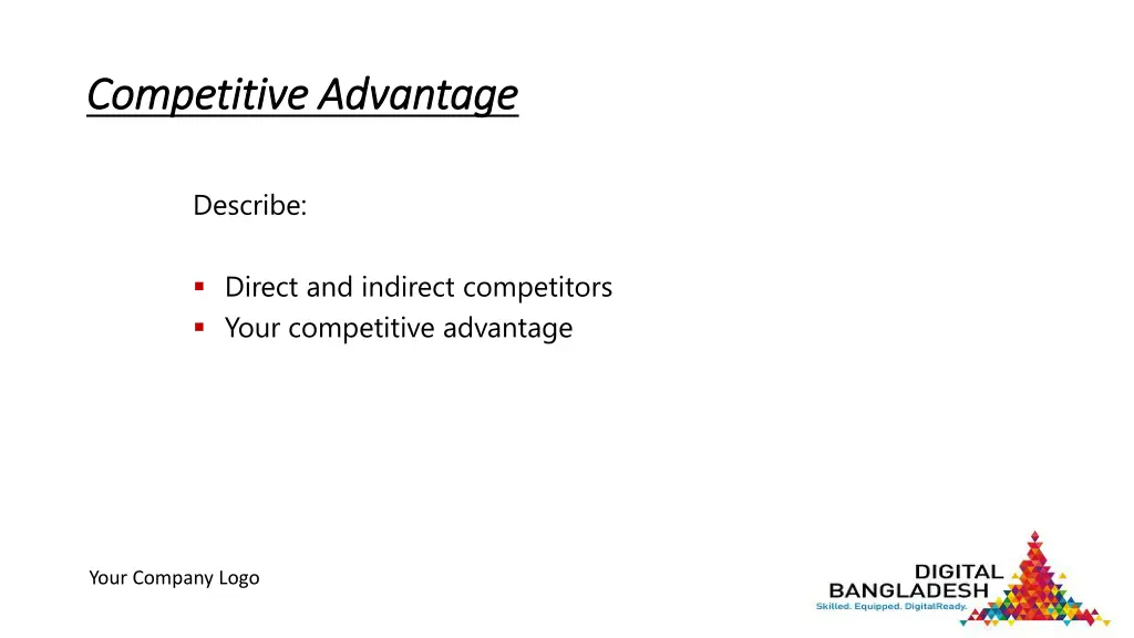 competitive advantage competitive advantage