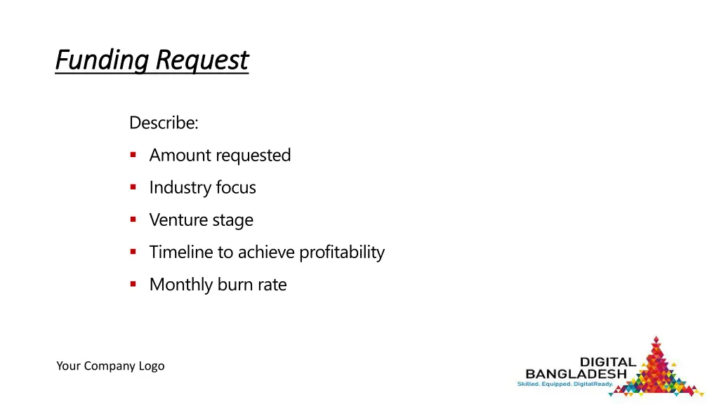 funding request funding request