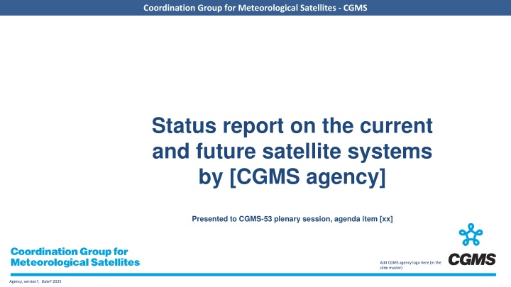 coordination group for meteorological satellites
