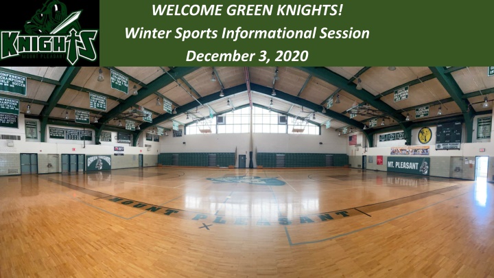 welcome green knights winter sports informational