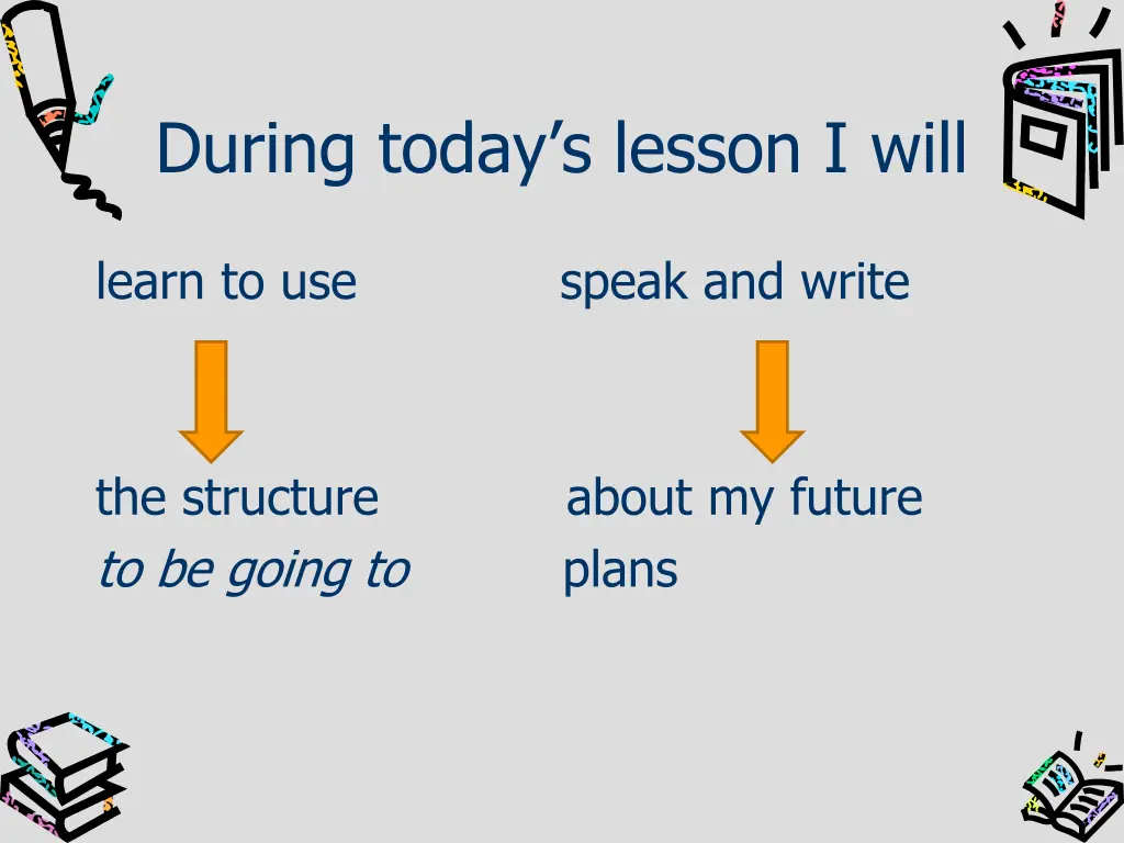 during today s lesson i will