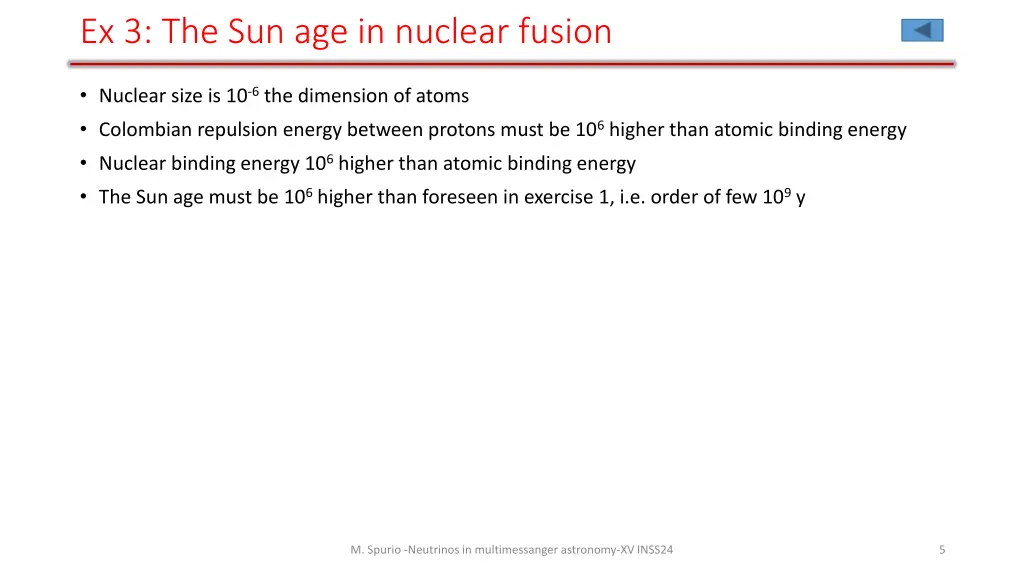ex 3 the sun age in nuclear fusion