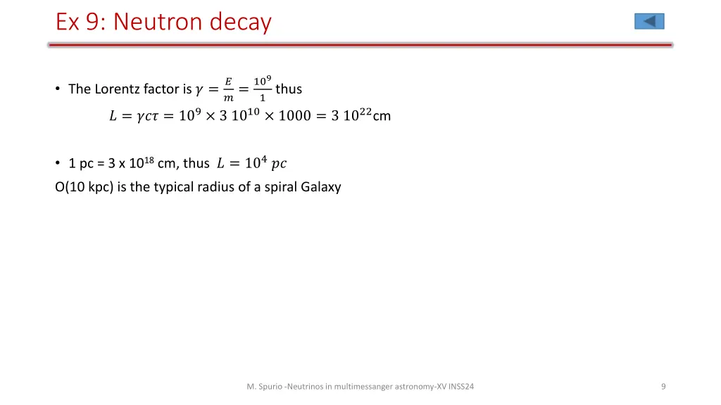 ex 9 neutron decay