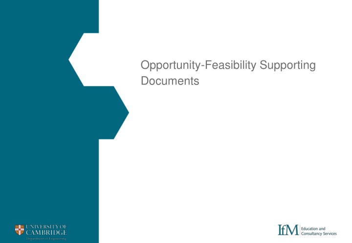 opportunity feasibility supporting documents