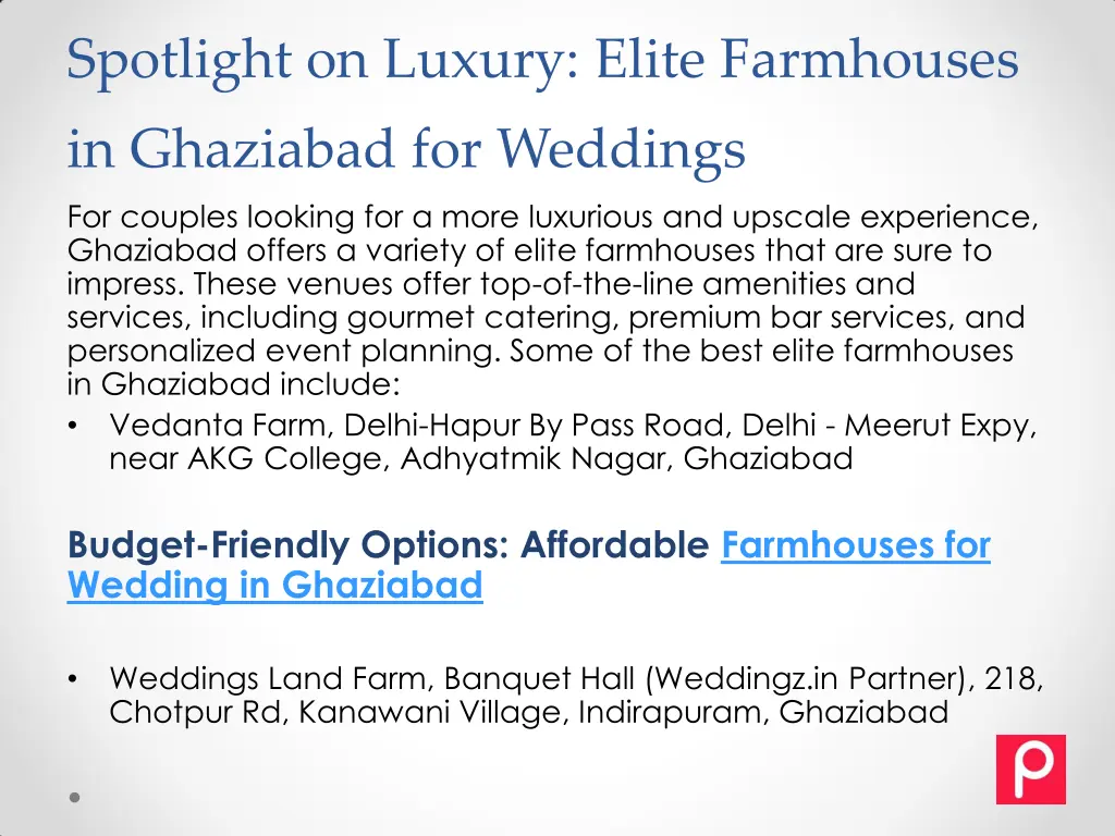 spotlight on luxury elite farmhouses