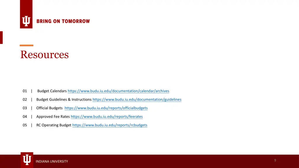 resources