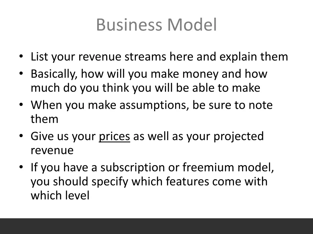 business model