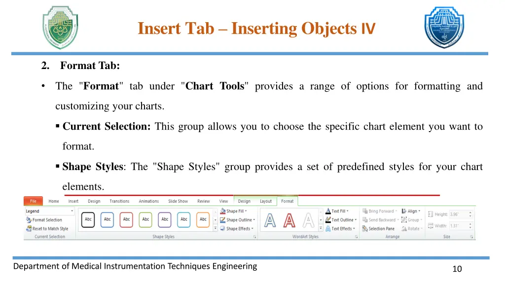 insert tab inserting objects iv 8