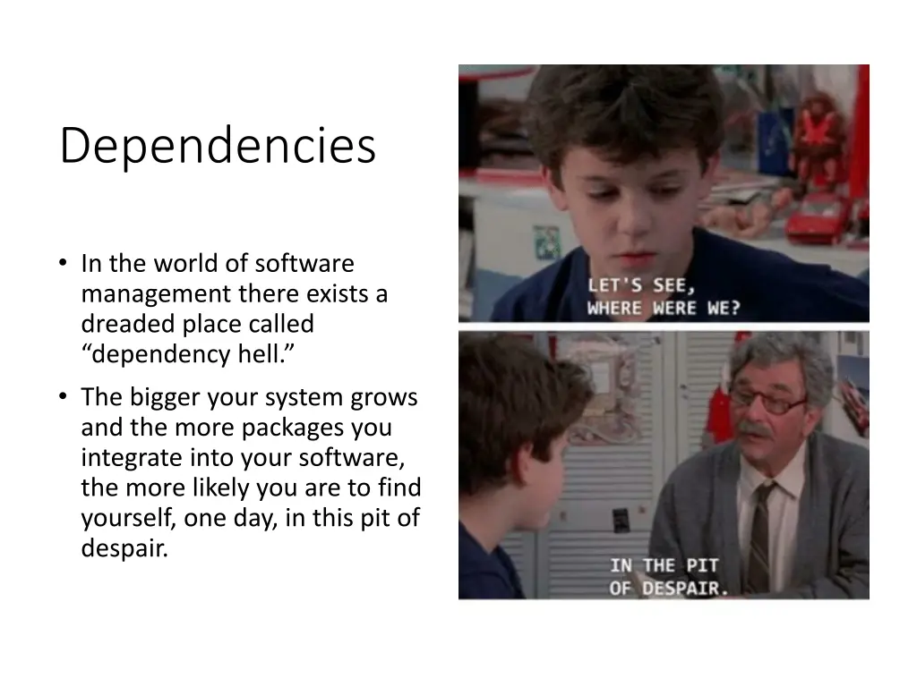 dependencies