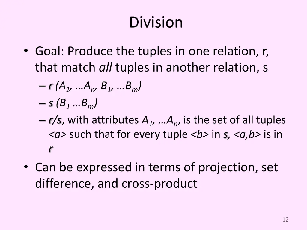 division
