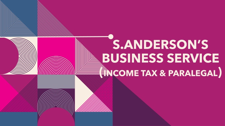 s anderson s business service income tax paralegal