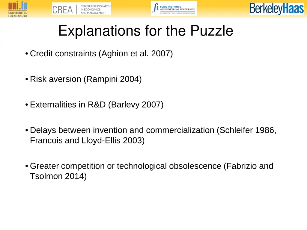explanations for the puzzle