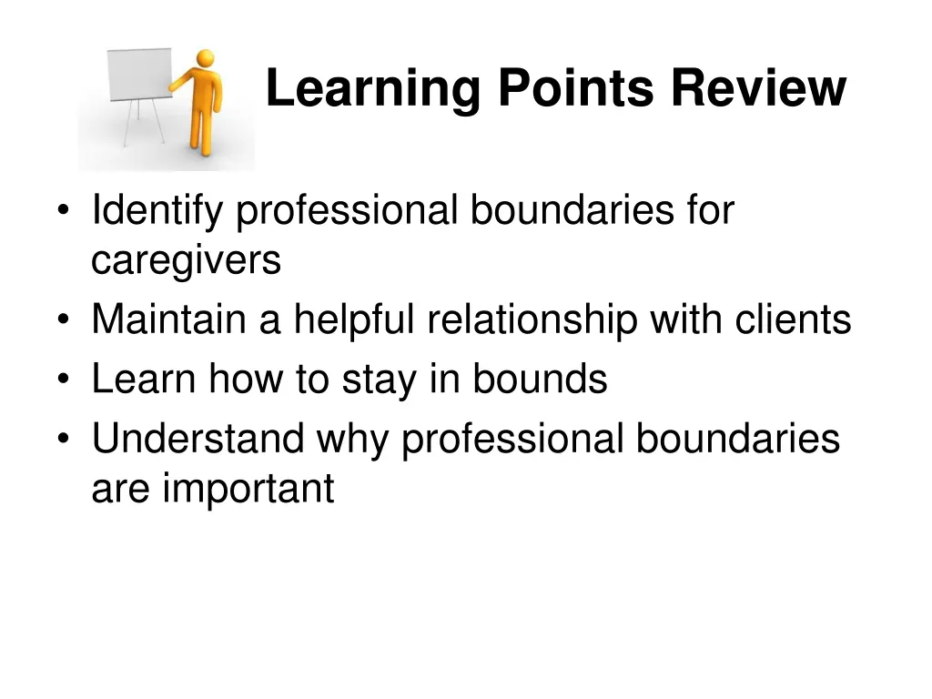 learning points review