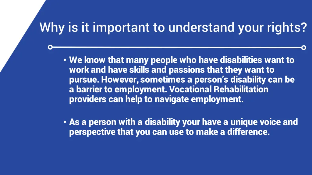 why is it important to understand your rights