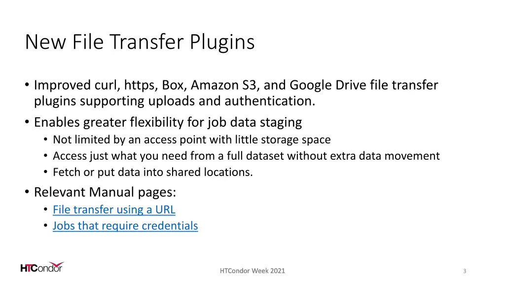 new file transfer plugins