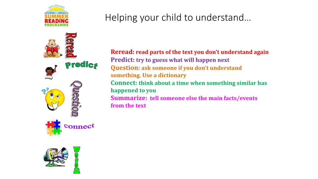 helping your child to understand