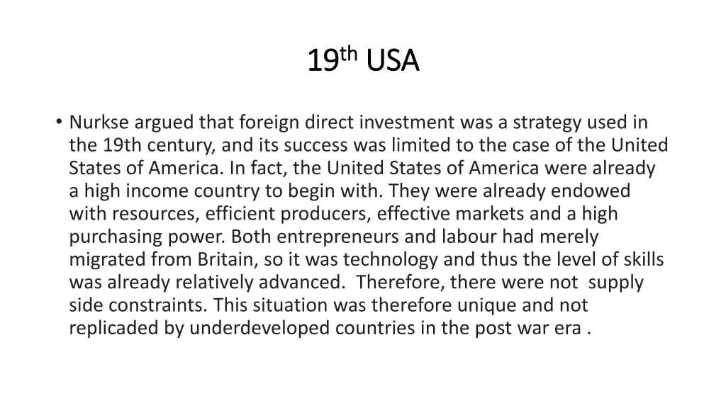 19 19 th th usa